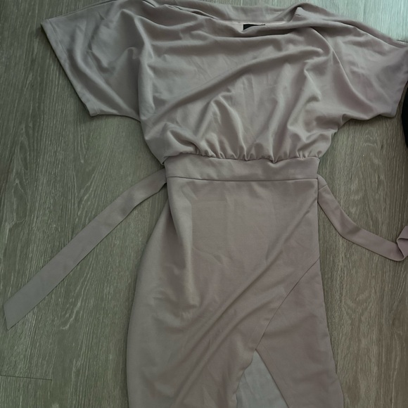 A/X Armani Exchange Asymmetrical Gray Dress - Picture 1 of 2